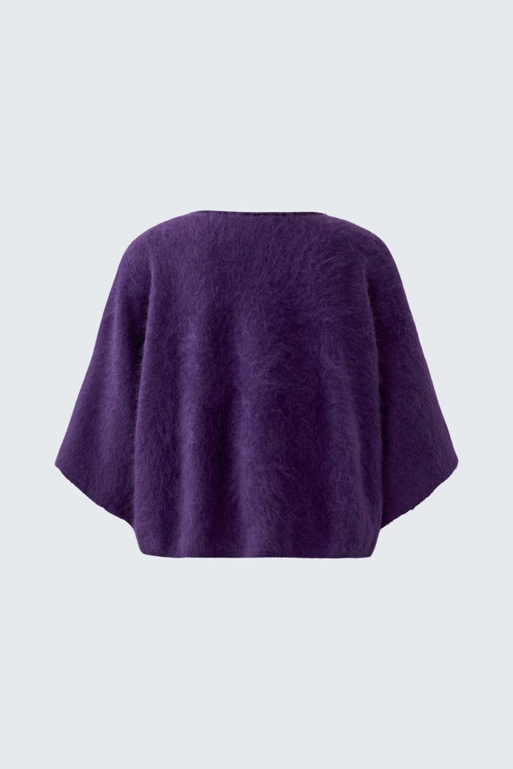 Chandail en maille duveteuse à manches trois-quarts