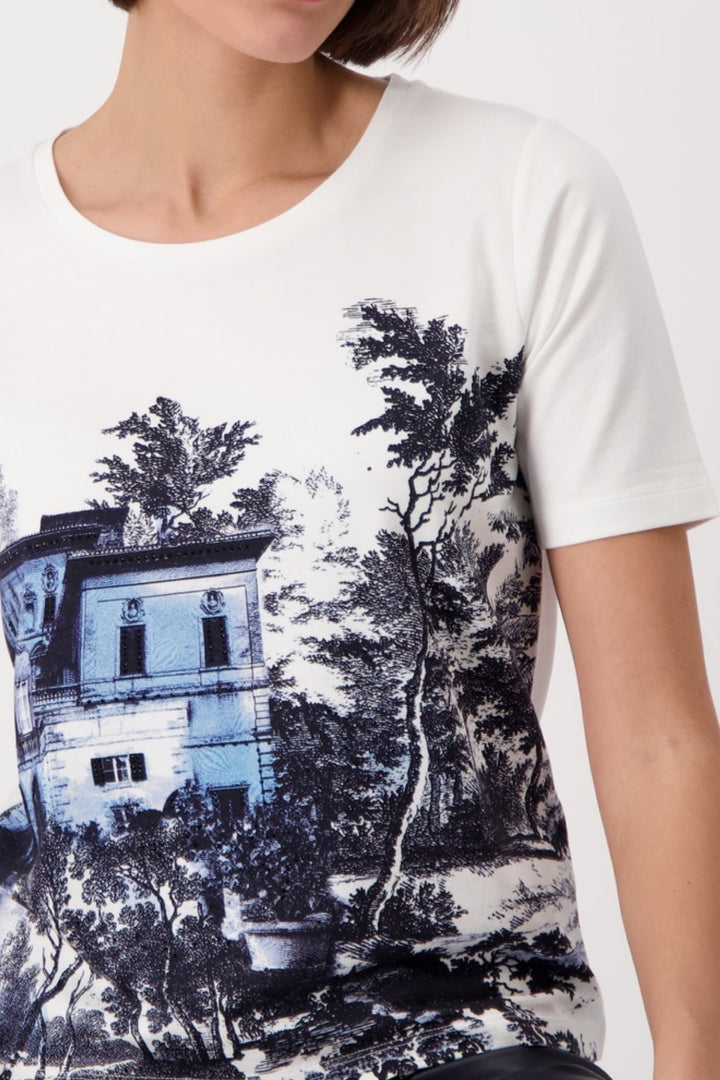 “English Garden” printed T-shirt