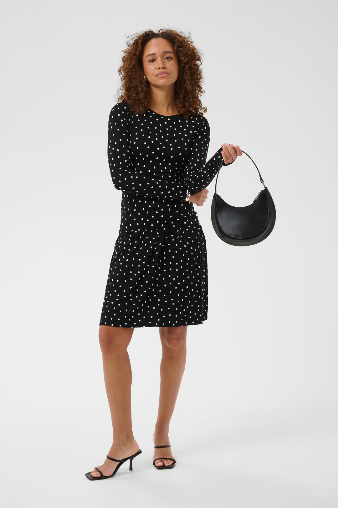 Bella Long-Sleeve Polka Dot T-Shirt