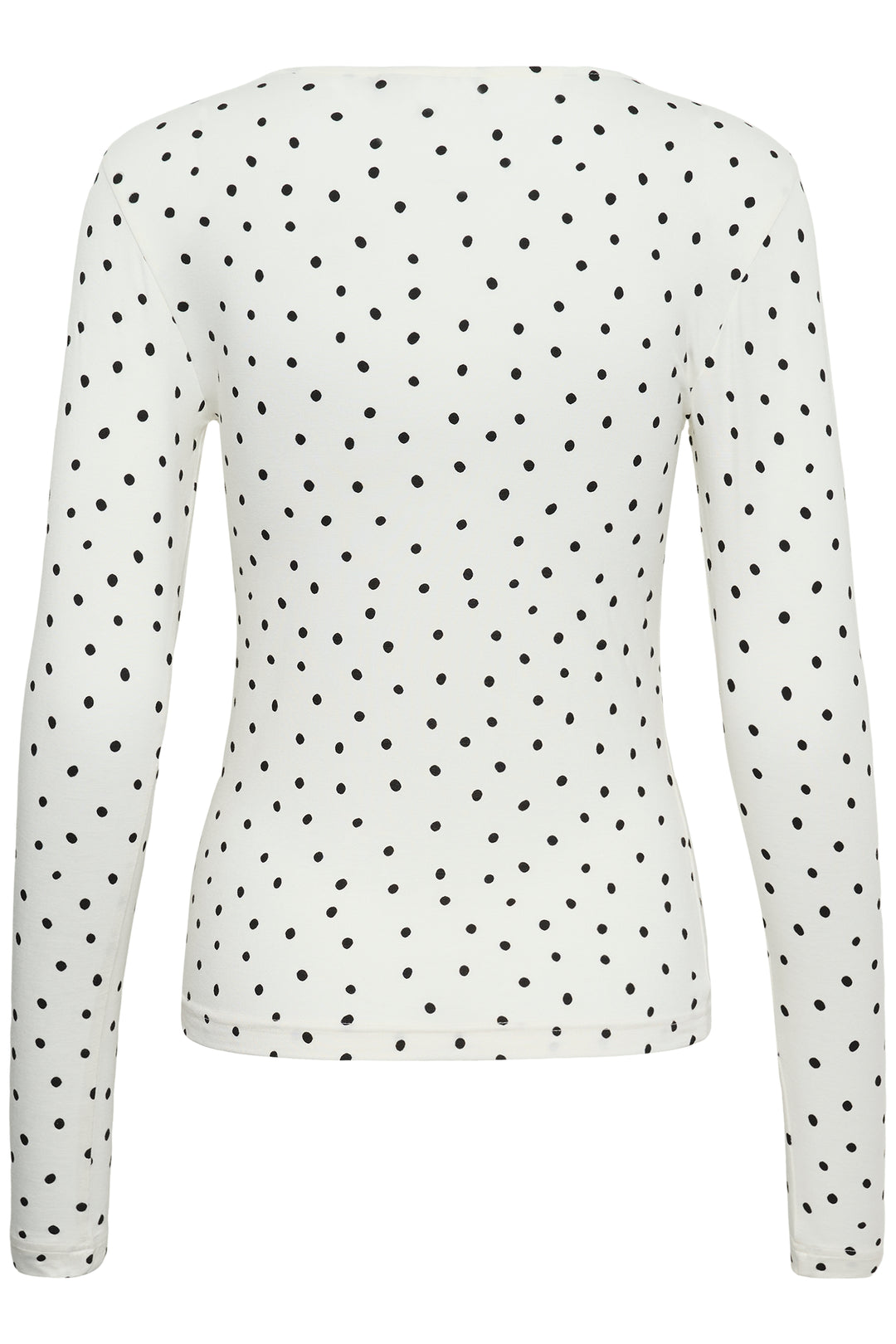 Bella Long-Sleeve Polka Dot T-Shirt