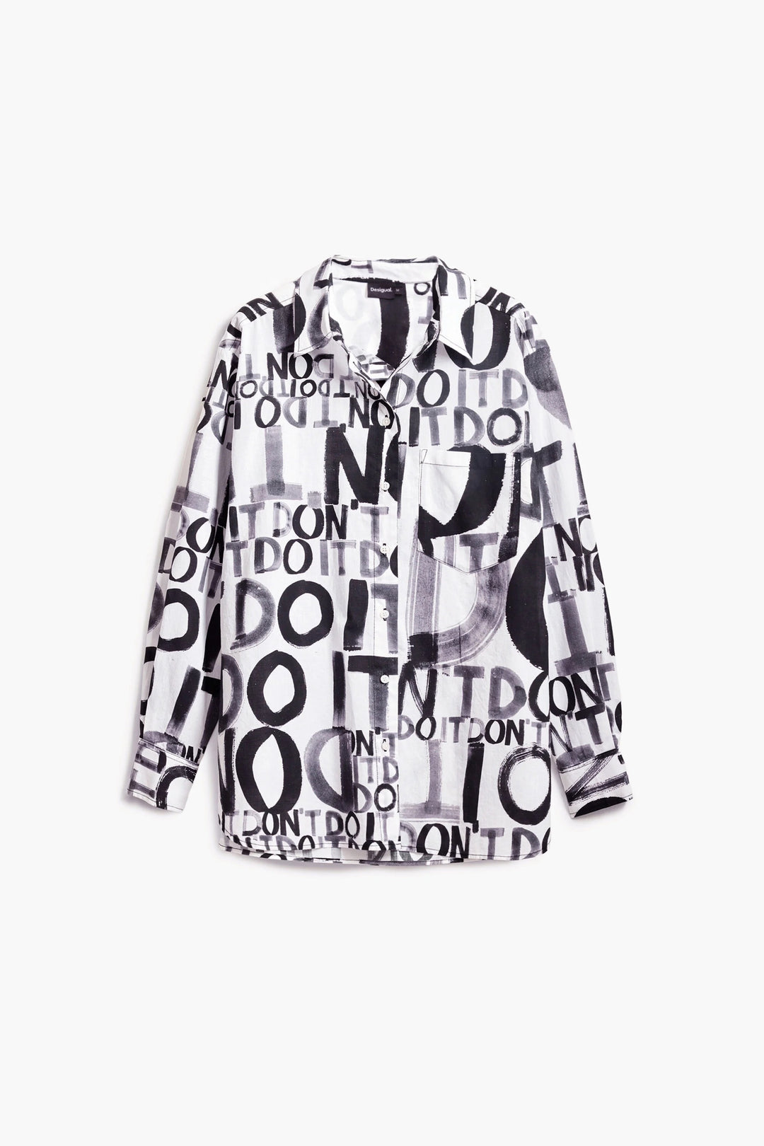 Lettering print shirt