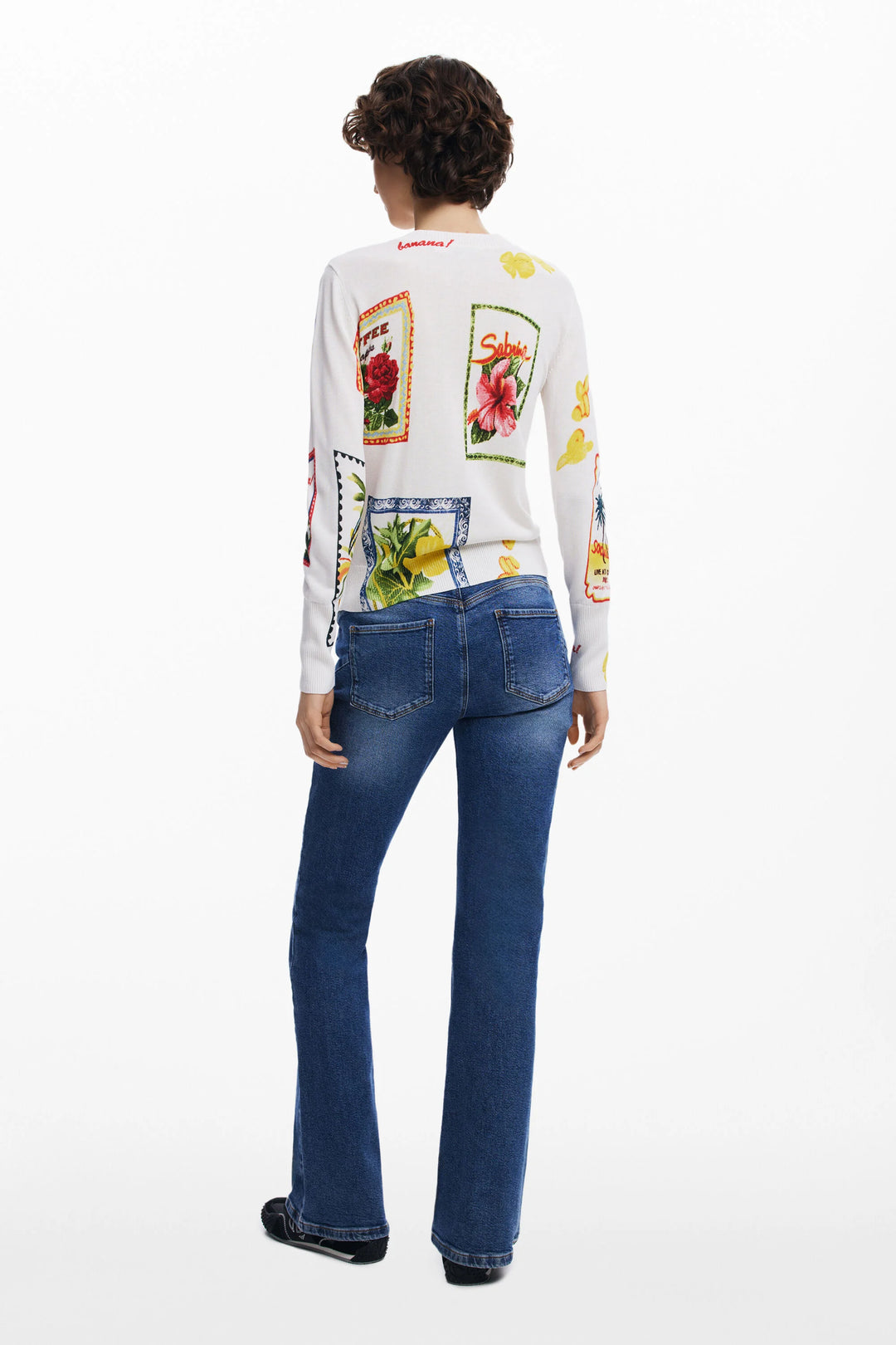 Tropical Stamp Sweater