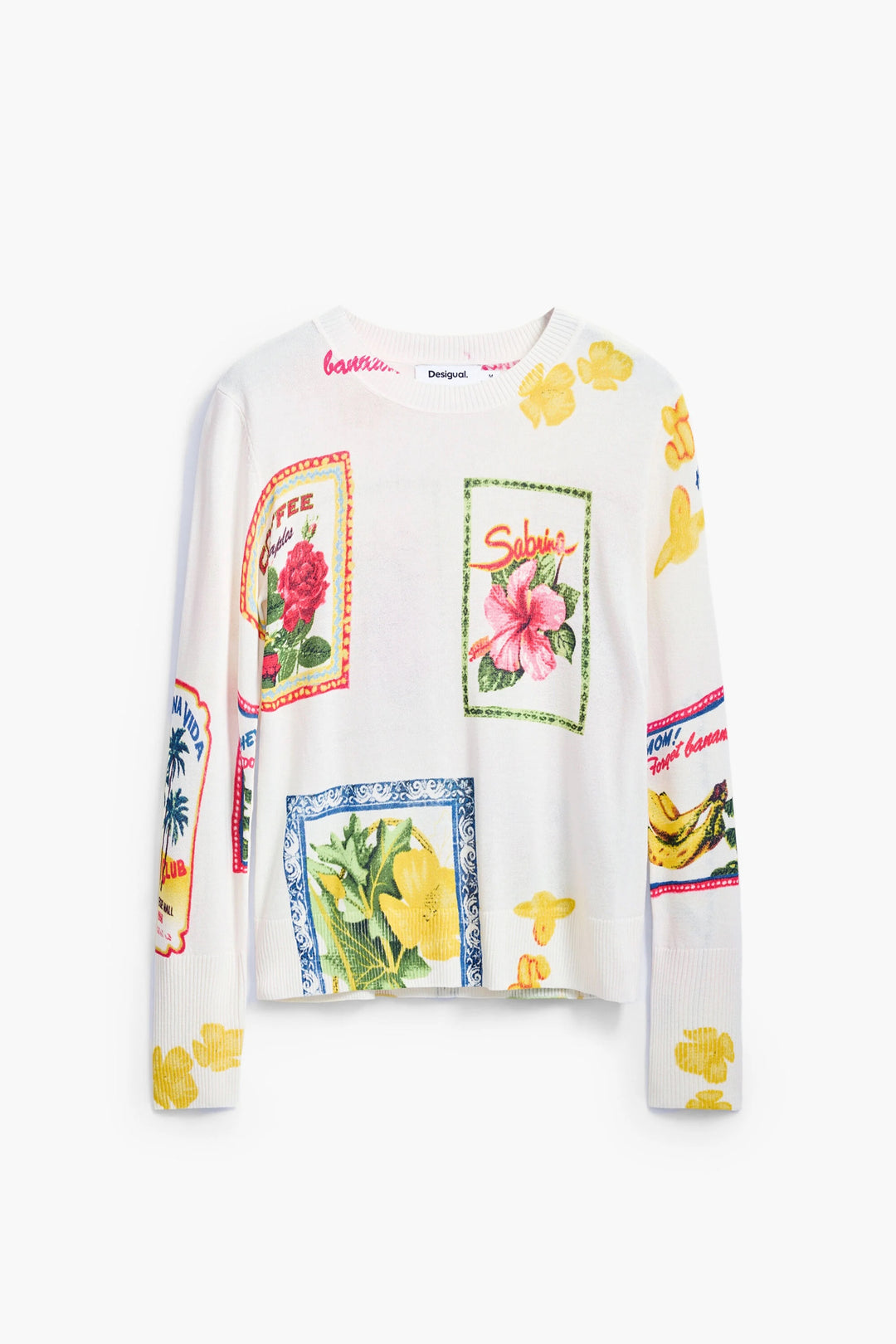 Tropical Stamp Sweater