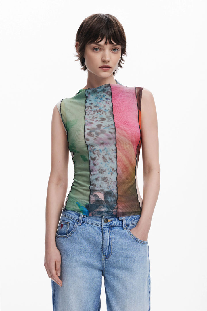 Artistic print camisole