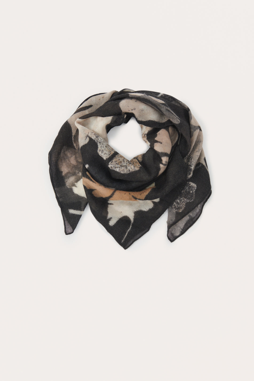 Foulard imprimé fleurs