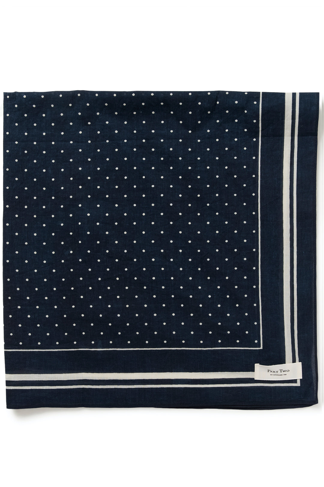 Foulard carré à motif Phi
