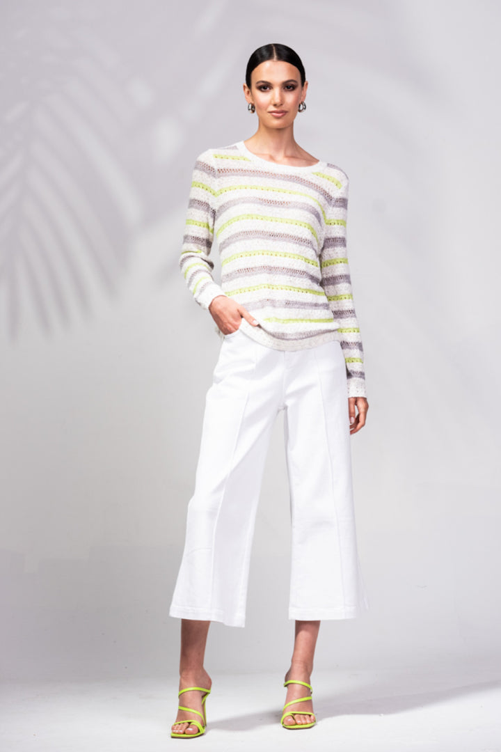 Lightweight striped knit