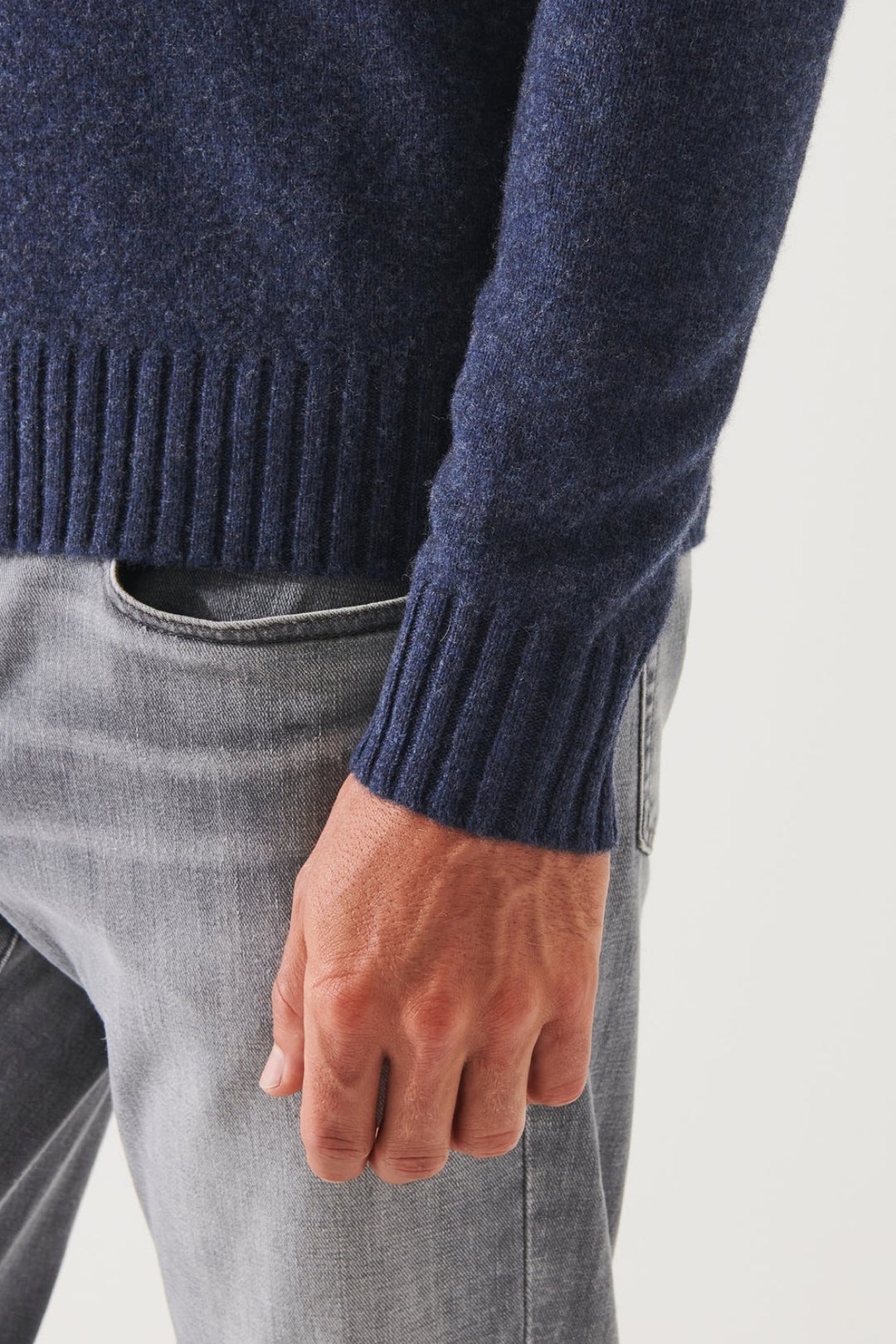 Half-zip merino sweater