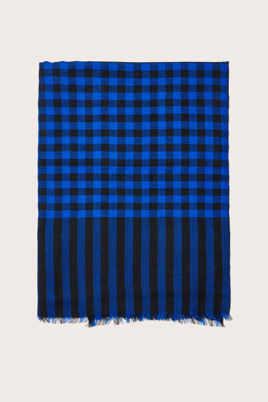 Checked scarf