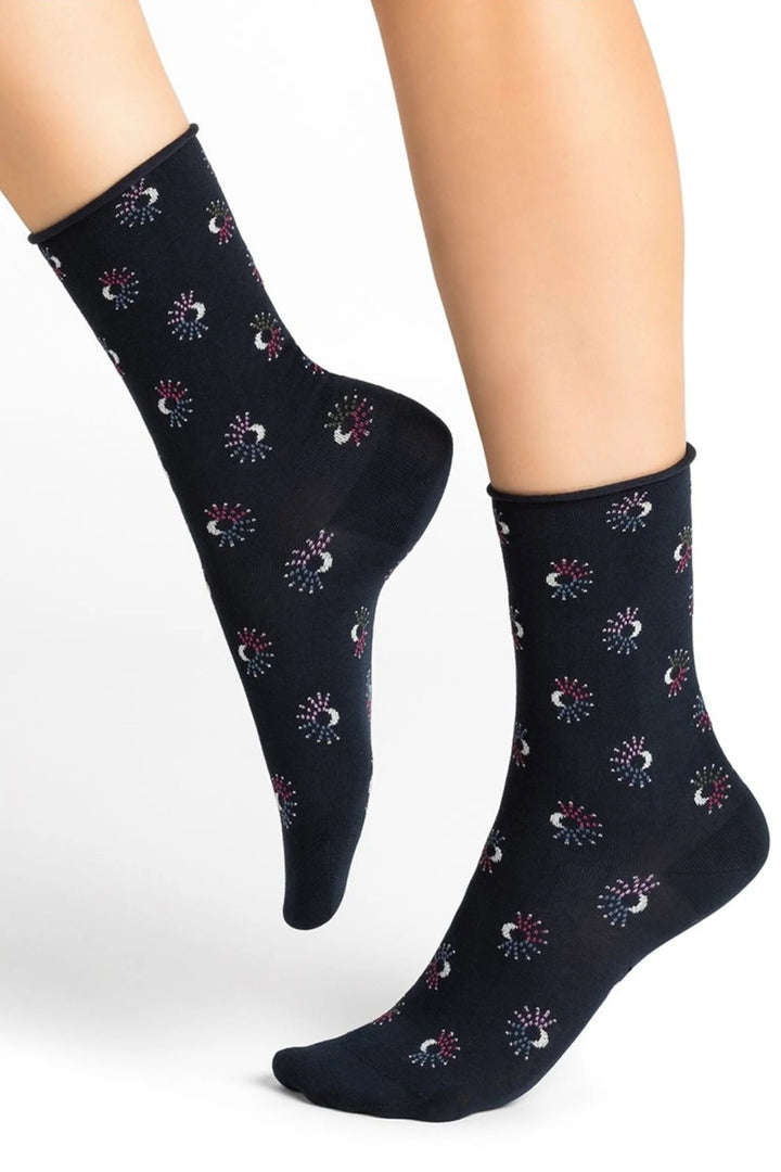 Velvety eclipse socks