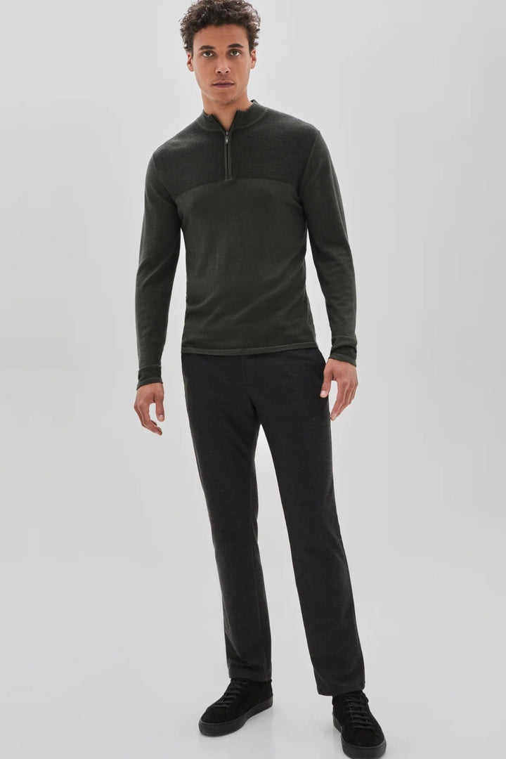 Newbury zipped sweater