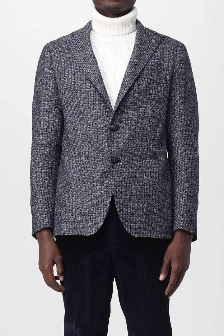 Textured wool jacket