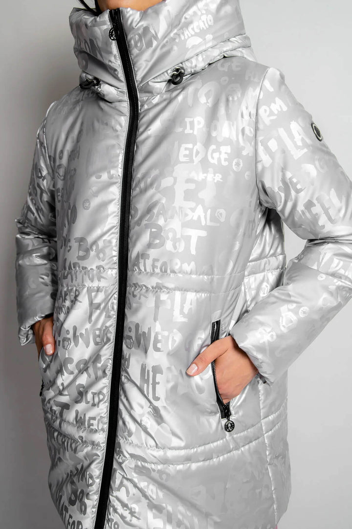 Manteau avec imprimé graffiti