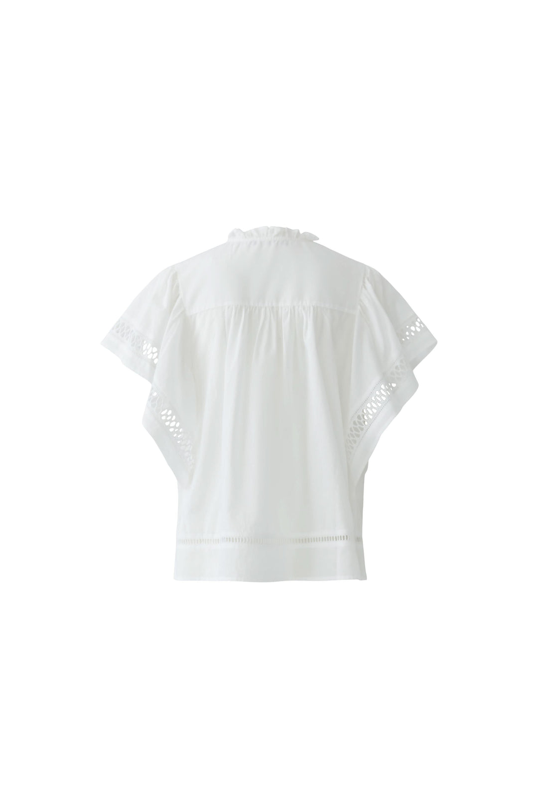 Flowy blouse with openwork details