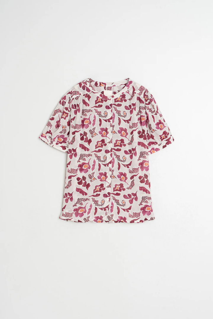 Blouse fluide à imprimé floral
