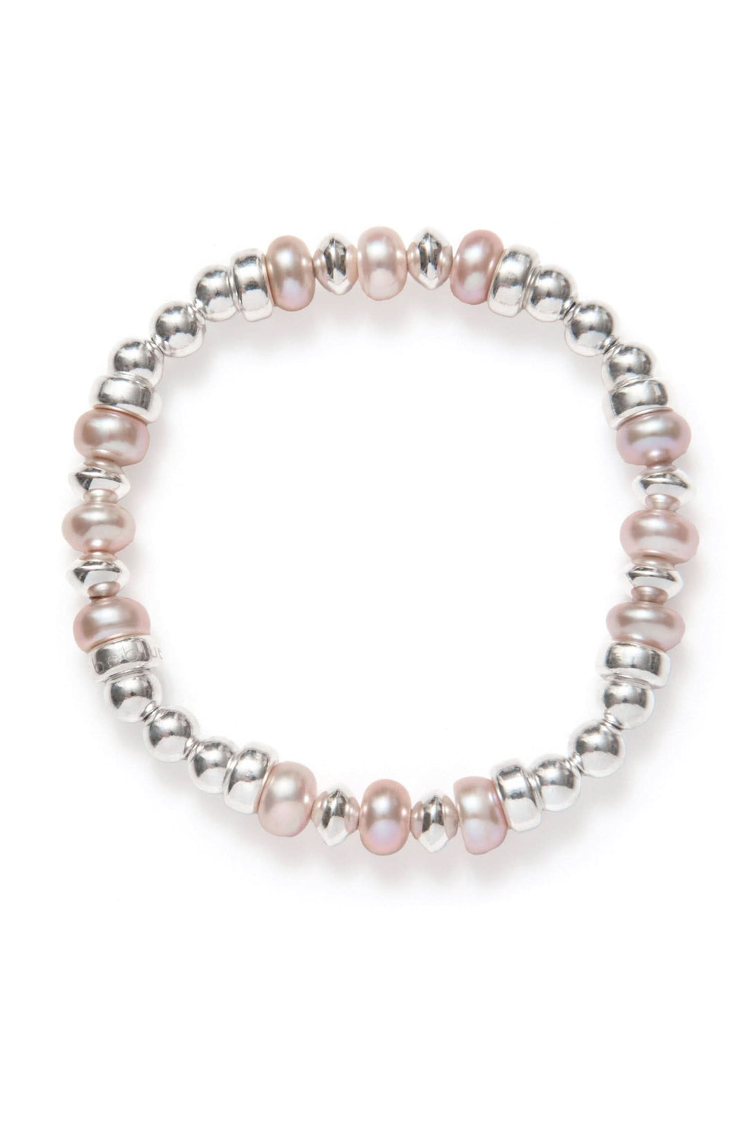 Bracelet argent Be Smitten avec perles et billes éclatantes, ajoutant une touche élégante à votre poignet.