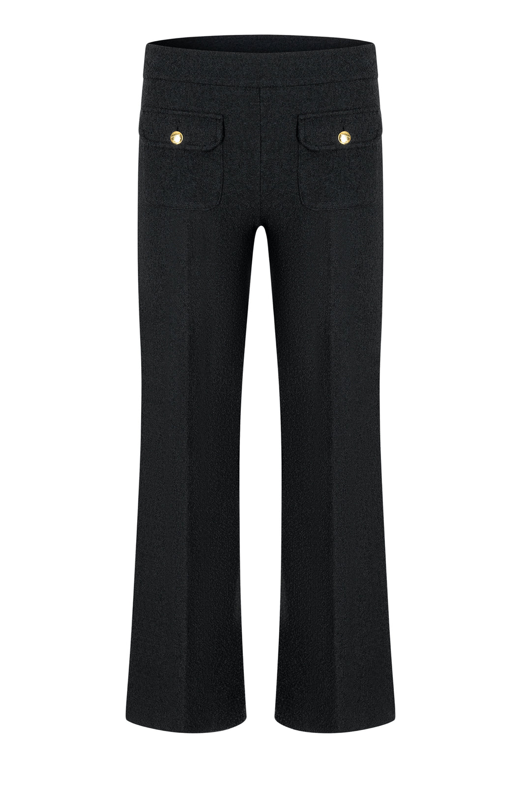 Pantalon droit à poches plaquées