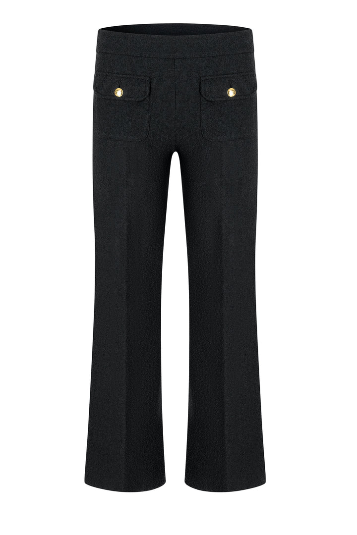 Pantalon droit à poches plaquées