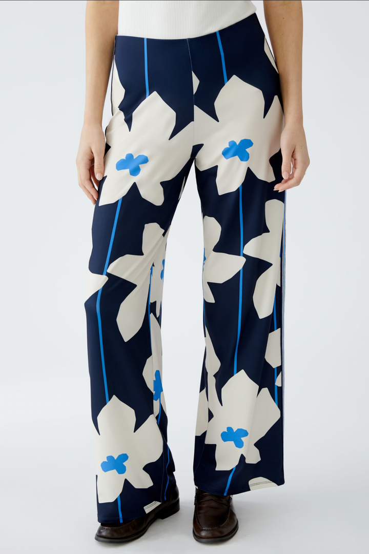 Flower print pants