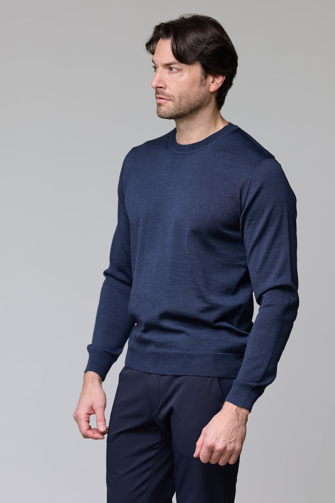 Merino wool turtleneck sweater