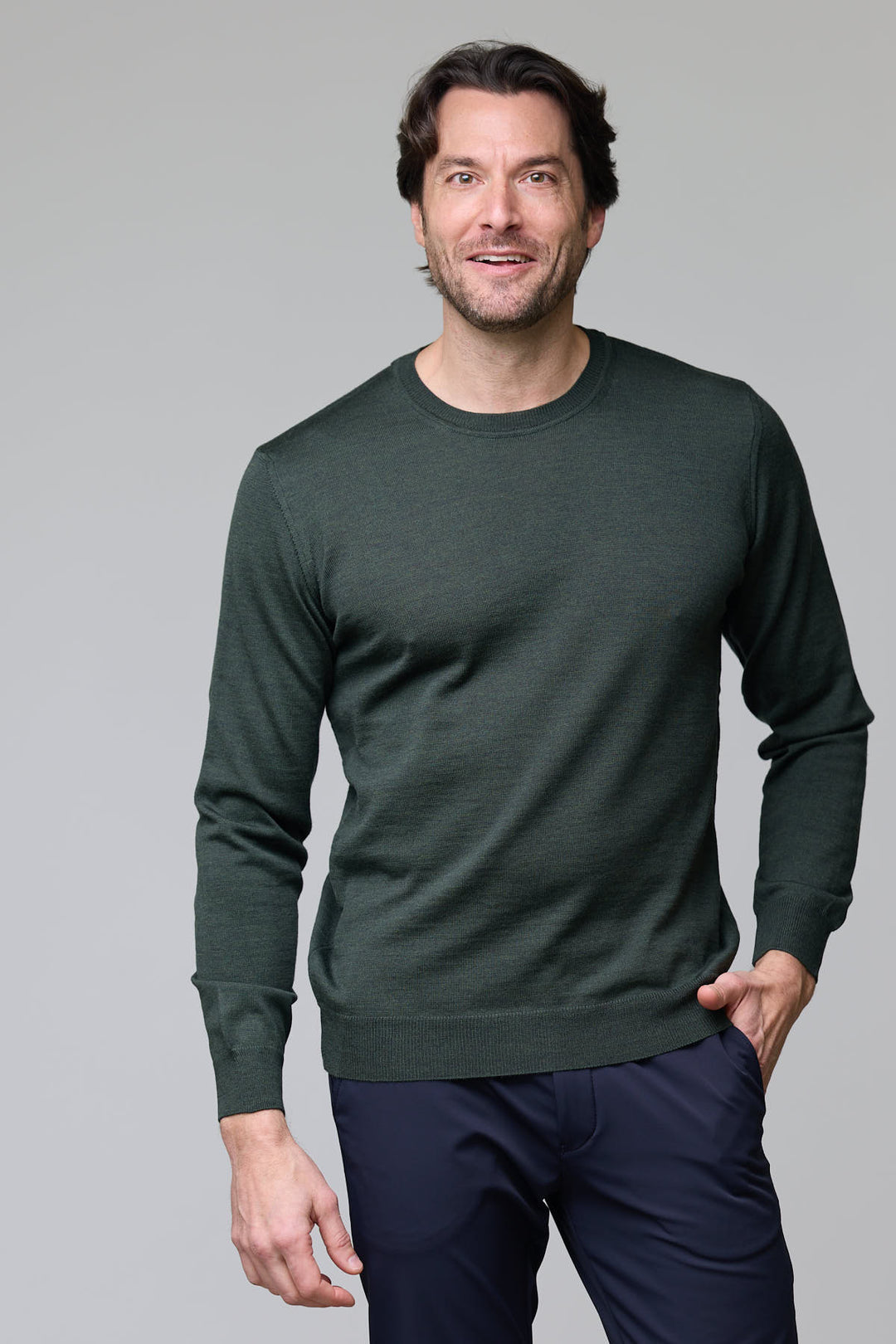 Merino wool turtleneck sweater