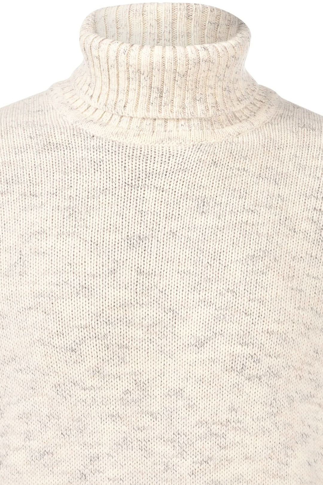 Chandail à col roulé en laine vierge, maille texturée, élégance italienne.