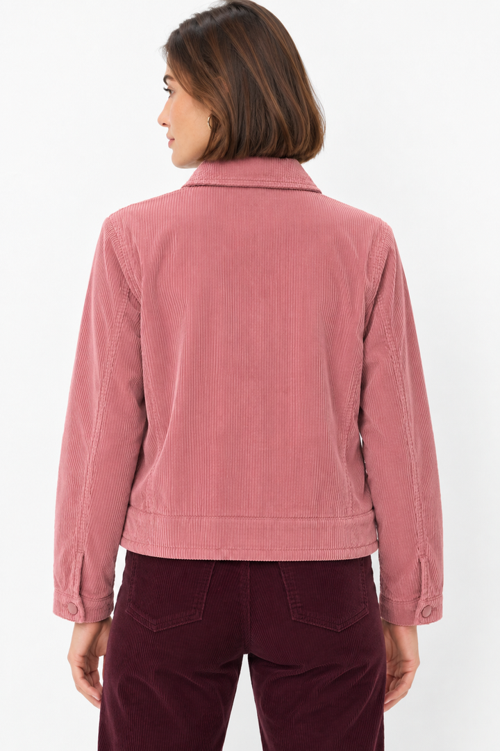 Veste surchemise Vega en velours côtelé