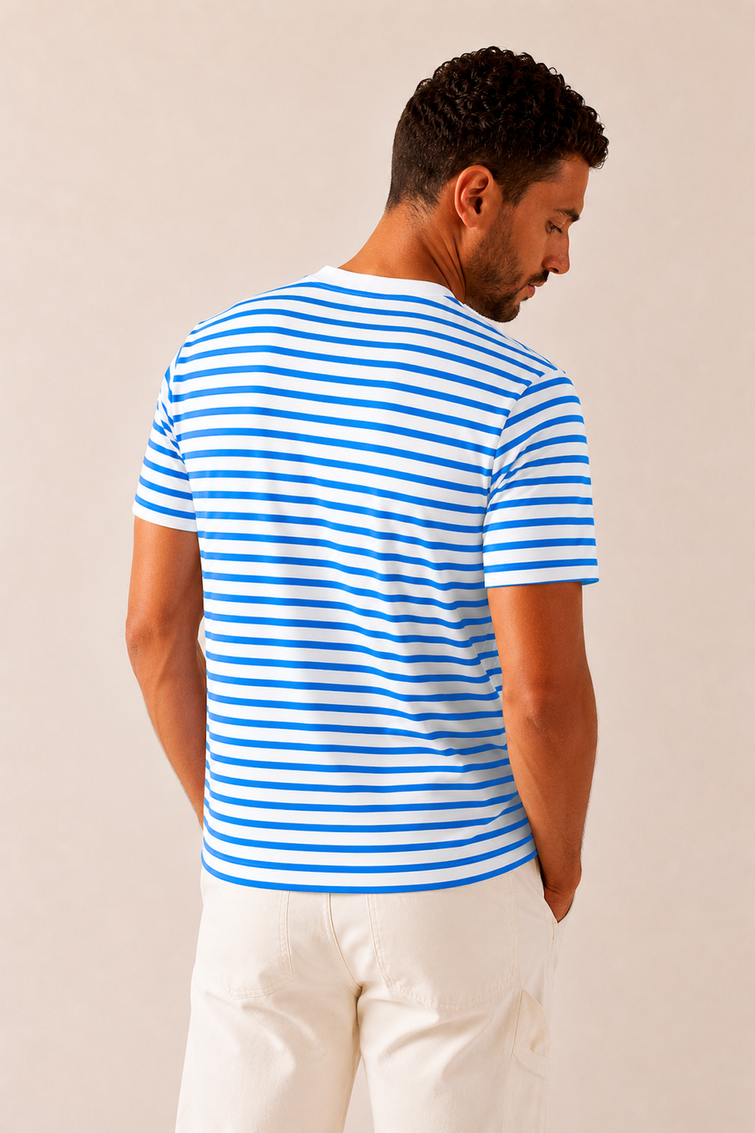 Striped cotton T-shirt