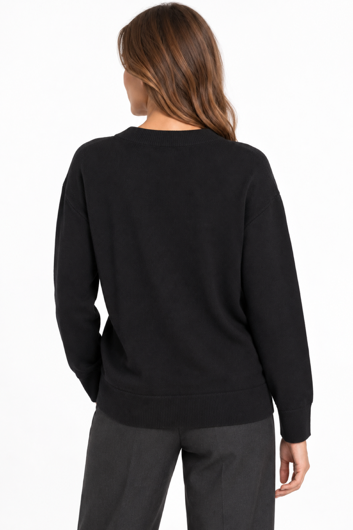 Charlin V-neck knit sweater 