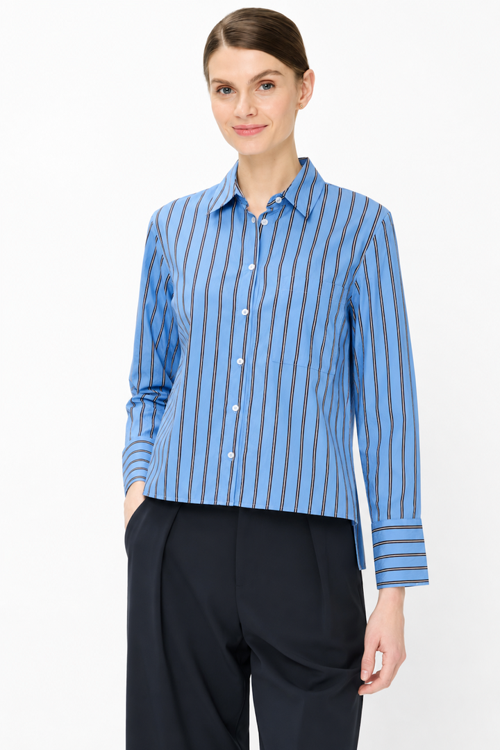Chemise Vica rayée à coupe droite