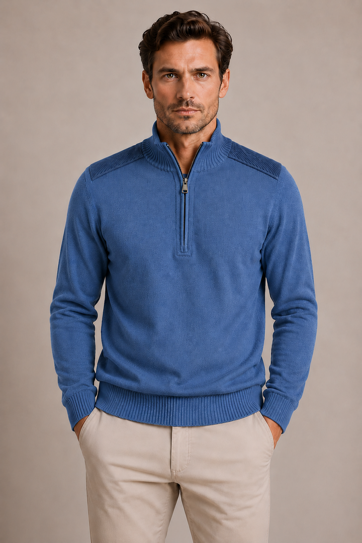 Half-Zip Knit Sweater
