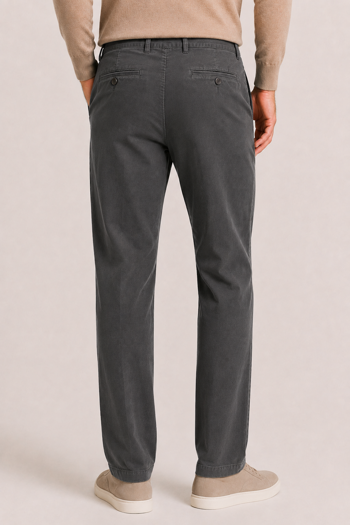Pantalon en coton biologique texturé