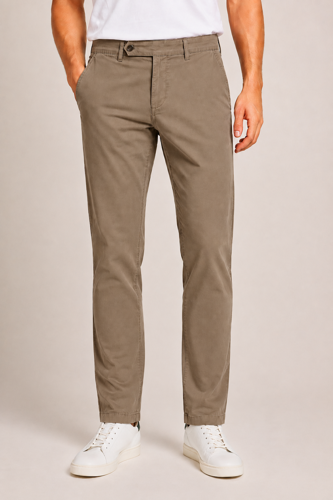 Pantalon chino en coton biologique extensible