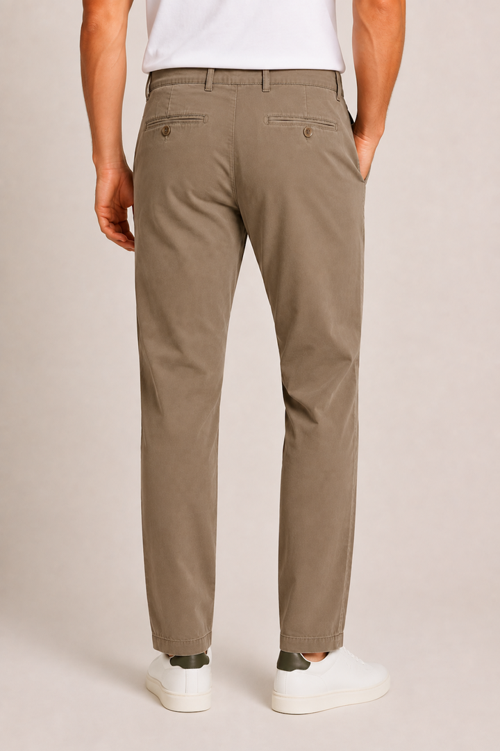 Pantalon chino en coton biologique extensible