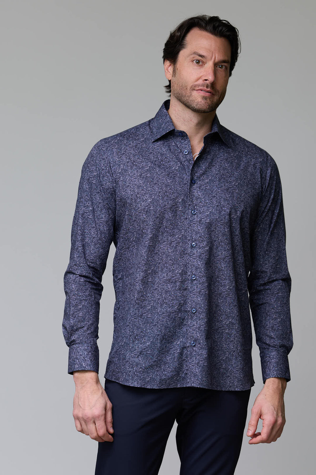 Textured pattern shirt