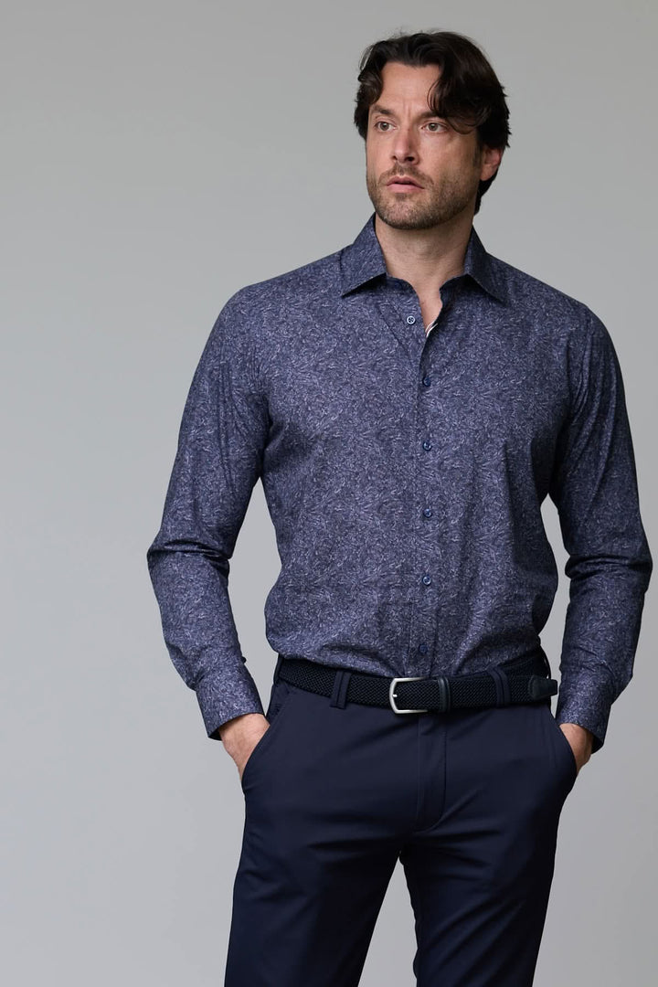 Textured pattern shirt