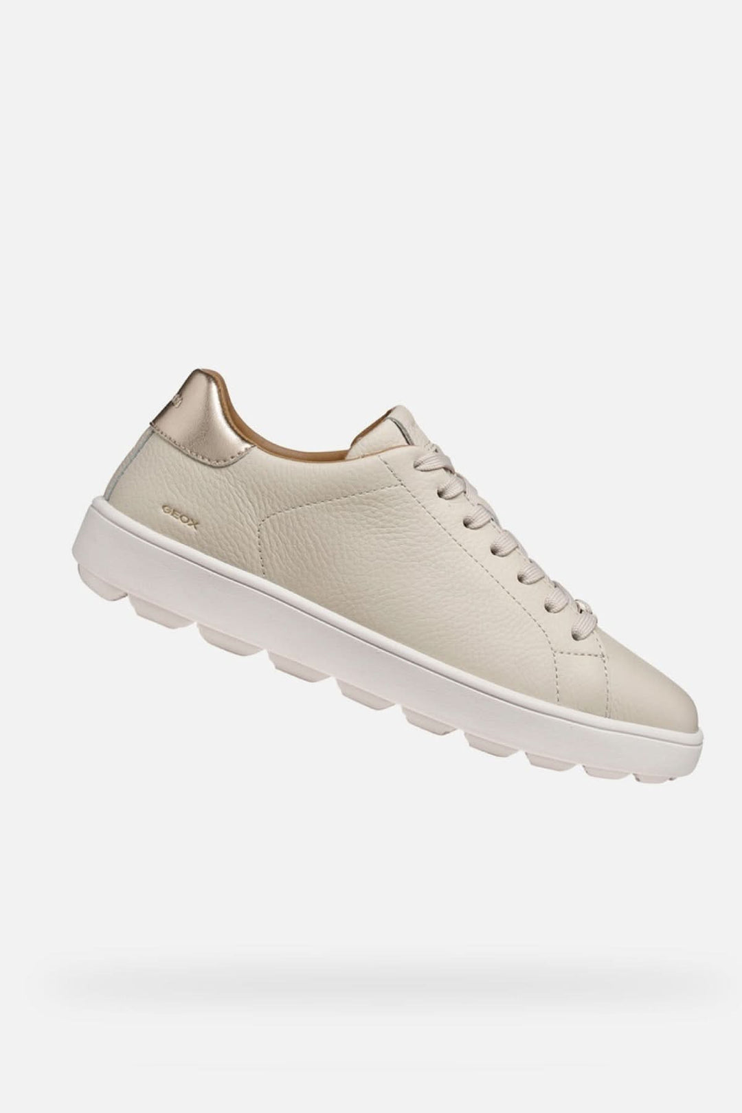 Espadrilles Spherica™ Ecub-1 en cuir souple avec empiècements métallisés, offrant confort et amorti élevé avec technologie Spherica™.