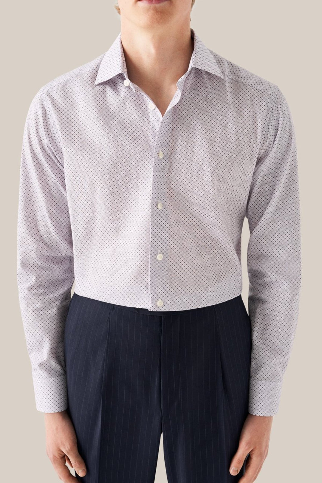 Chemise avec microimprimé