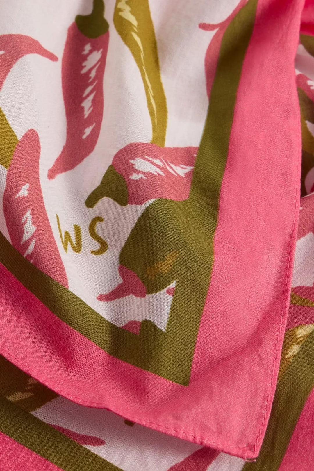 Ellie Scarf with Chili Pepper Print