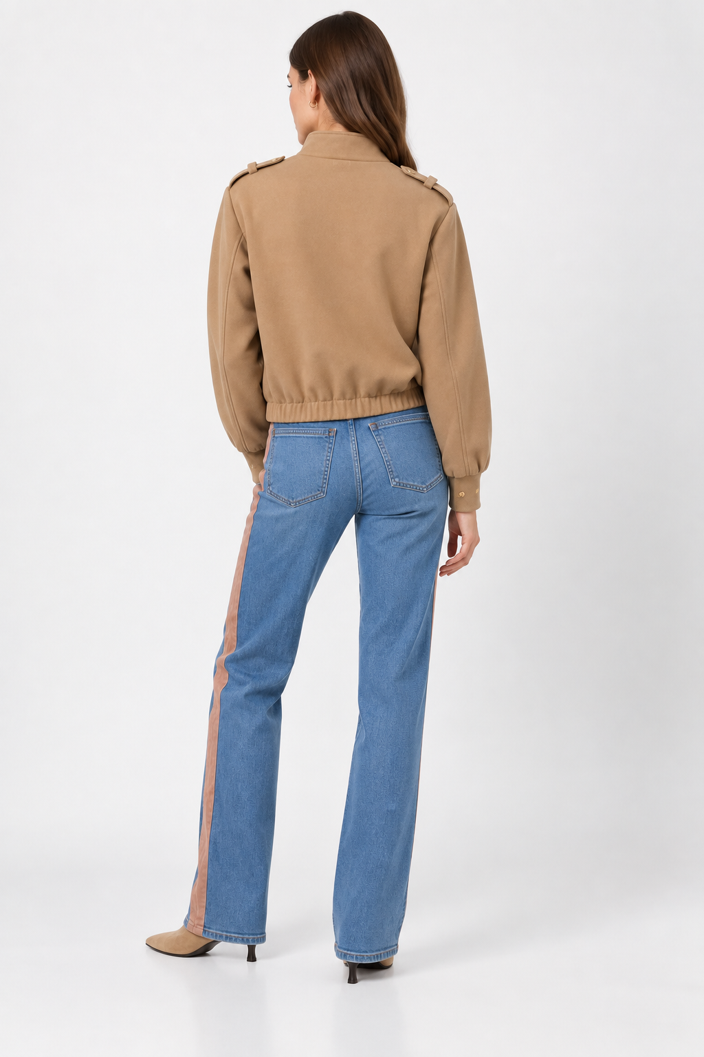 Veste courte utilitaire à poches