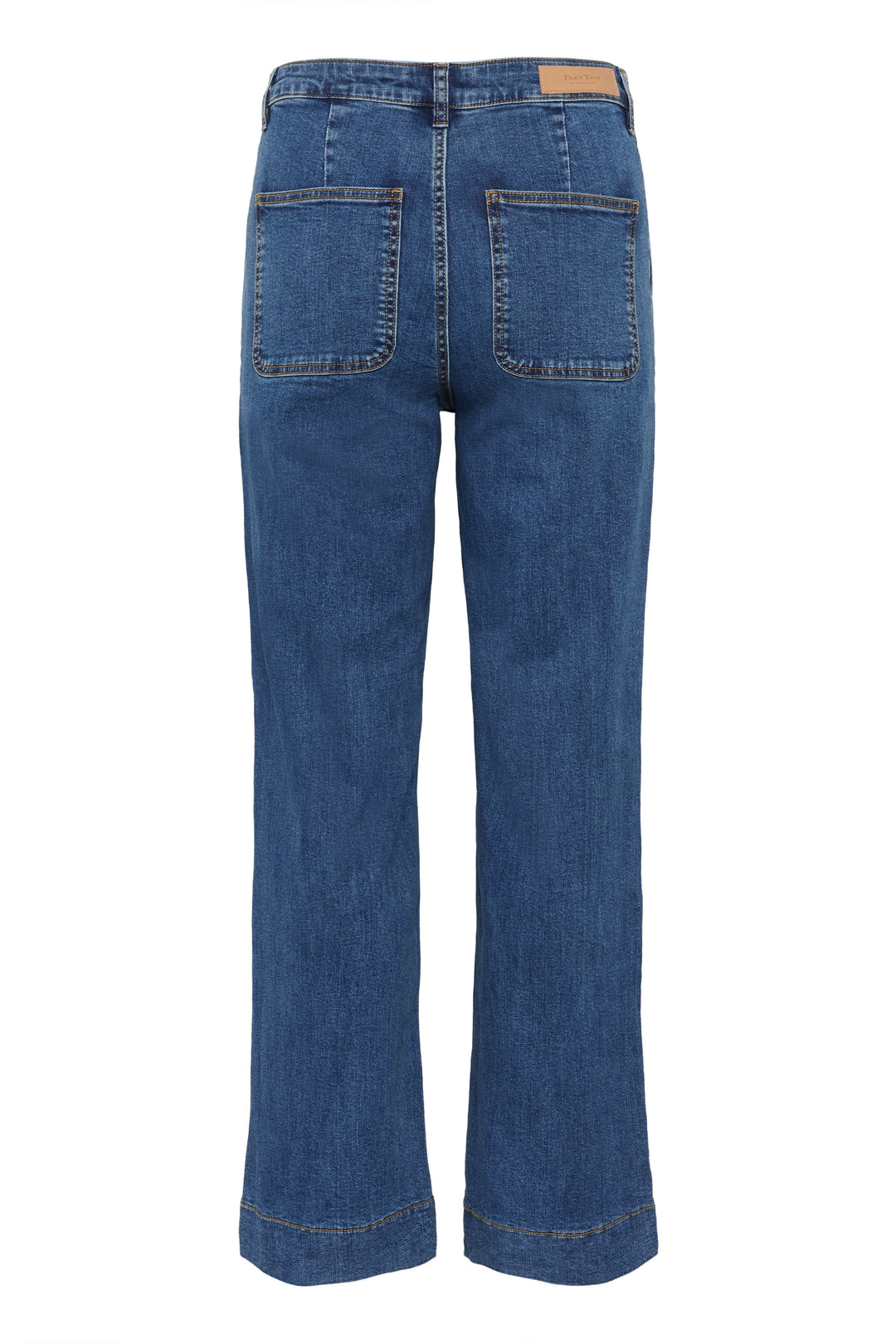 Jean Barba, jean à jambe large moderne et décontracté avec taille régulière, parfait avec une blouse ou un tricot.