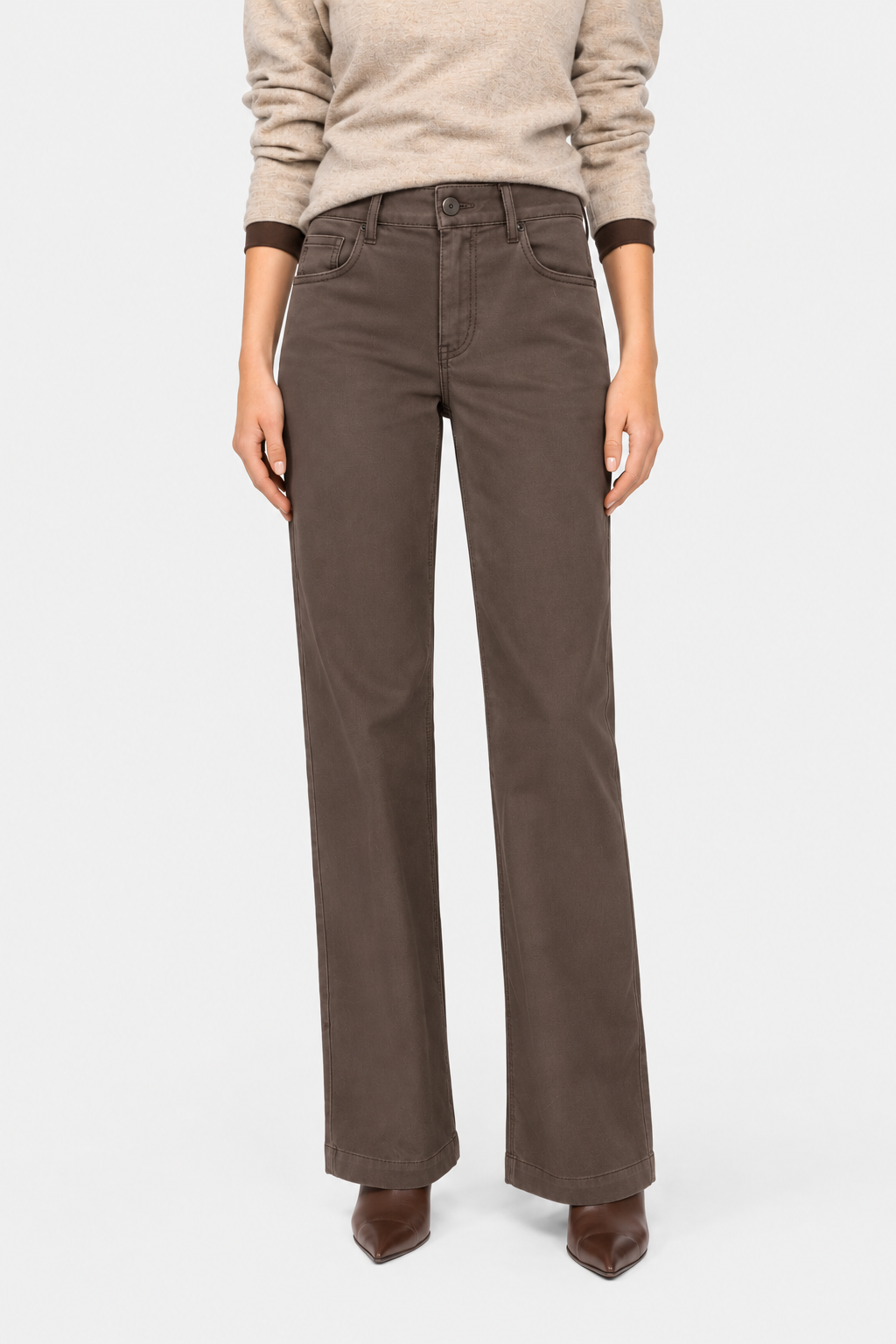 Straight-cut jeans