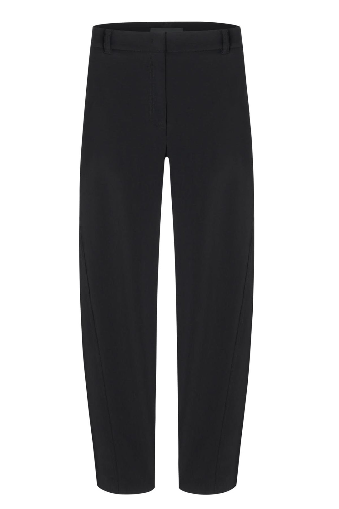 Pantalon fluide Elizabeth, pantalon noir élégant, silhouette contemporaine et épurée, coupe nette, polyvalent et confortable