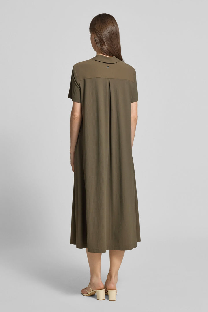 Josephina Midi Dress with Open Neckline