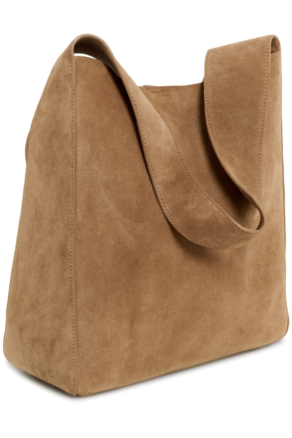 Sac cabas en cuir suédé Avika avec anse confortable et design souple, idéal pour un usage quotidien.
