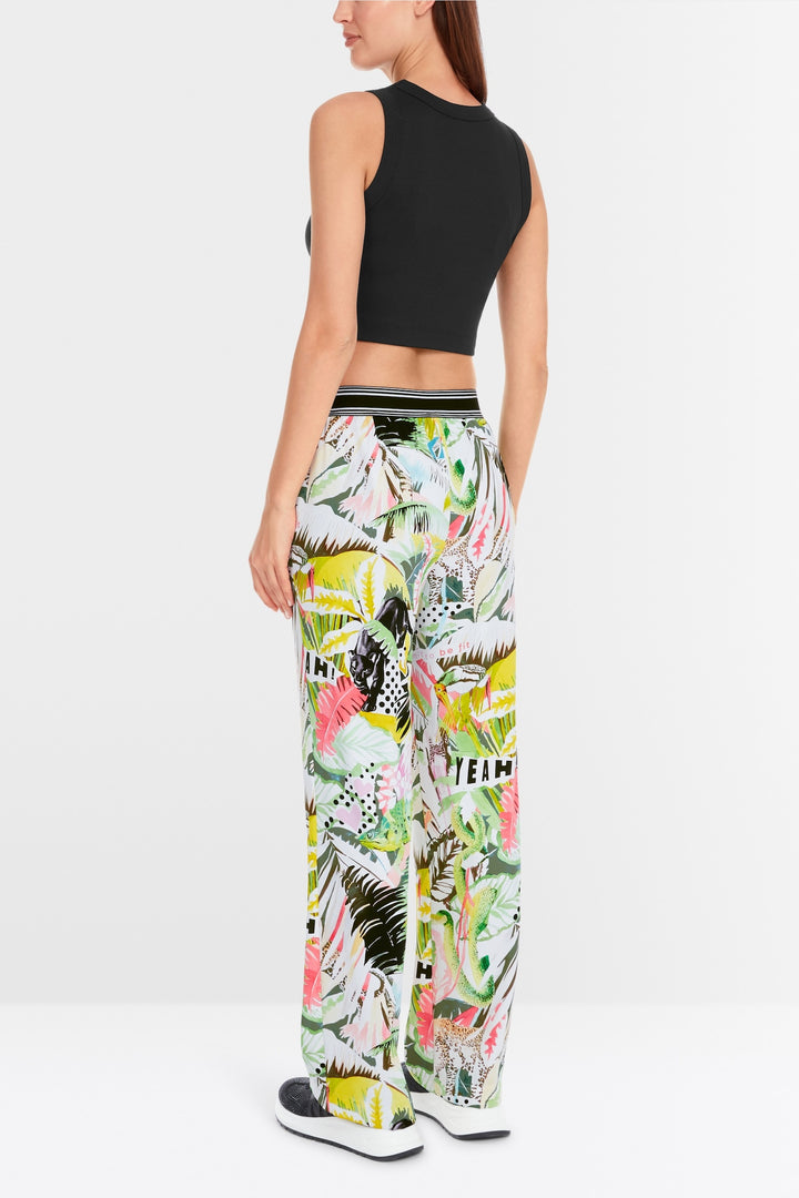 Loose pants with WASHINGTON print