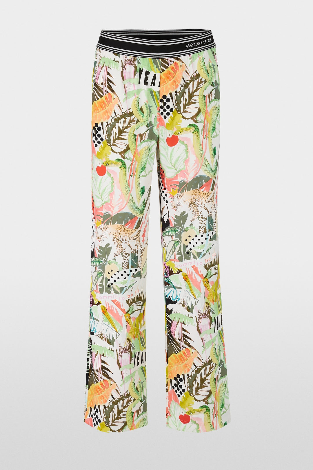 Loose pants with WASHINGTON print