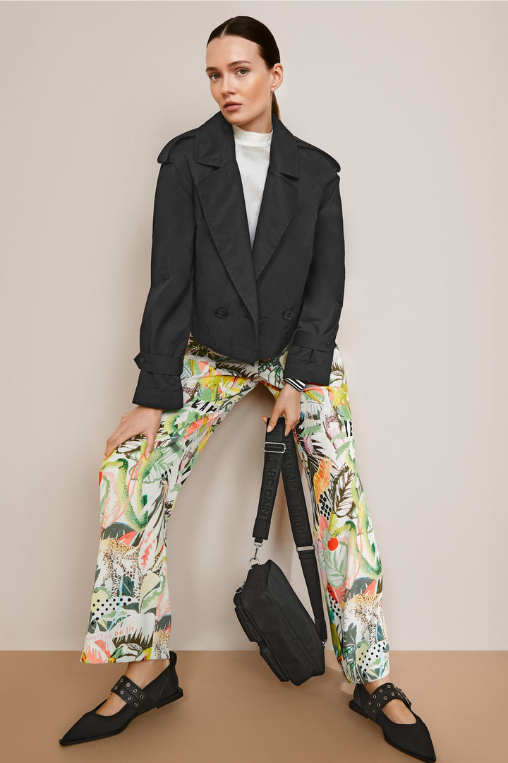 Loose pants with WASHINGTON print