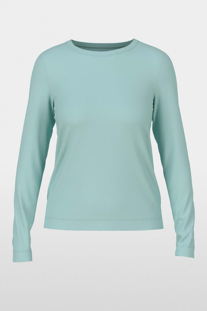 Classic solid long-sleeved sweater