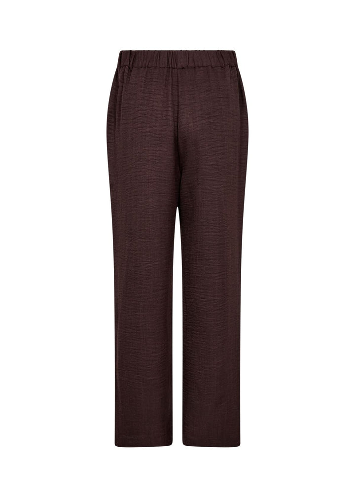 Pantalon Charissa à jambe large et taille élastique
